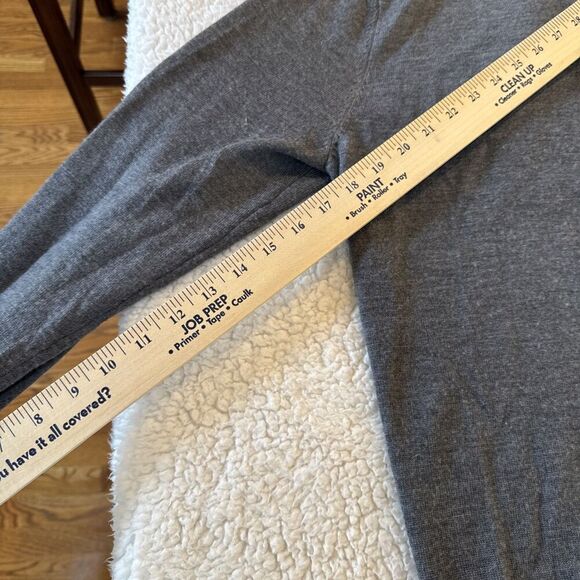 JOS A BANK Traveler 100% Merino Wool Sweater Size Large Gray 1/4 Zip - Picture 5 of 7